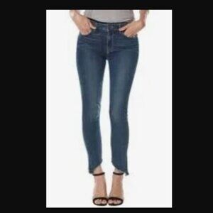 PAIGE Denim Womens Verdugo Ankle Skinny Slant Raw Hem in Size 25